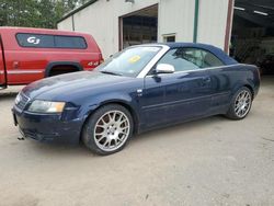 Salvage cars for sale from Copart Ham Lake, MN: 2006 Audi S4 Quattro Cabriolet