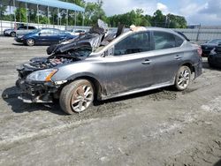 Salvage cars for sale at Spartanburg, SC auction: 2015 Nissan Sentra S