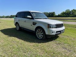 Salvage cars for sale at Grand Prairie, TX auction: 2013 Land Rover Range Rover Sport HSE Luxury