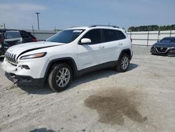 Salvage cars for sale from Copart Lumberton, NC: 2016 Jeep Cherokee Latitude