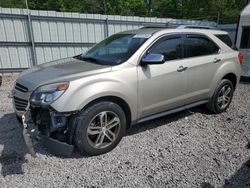 Salvage cars for sale at auction: 2016 Chevrolet Equinox LTZ