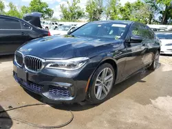 Salvage cars for sale at Bridgeton, MO auction: 2018 BMW 750 XI