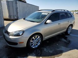 Salvage cars for sale at Fresno, CA auction: 2013 Volkswagen Jetta TDI