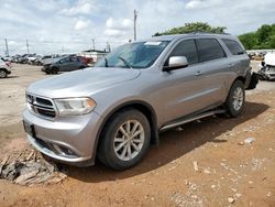 Salvage cars for sale at Oklahoma City, OK auction: 2014 Dodge Durango SXT