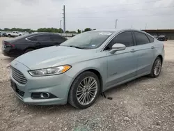 Salvage cars for sale at Temple, TX auction: 2014 Ford Fusion SE Hybrid