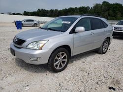Salvage cars for sale from Copart New Braunfels, TX: 2009 Lexus RX 350
