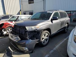 Salvage cars for sale at Vallejo, CA auction: 2012 Toyota Highlander Limited