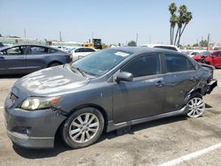 Salvage cars for sale from Copart Van Nuys, CA: 2010 Toyota Corolla Base