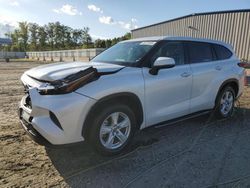 Salvage cars for sale from Copart Spartanburg, SC: 2022 Toyota Highlander L