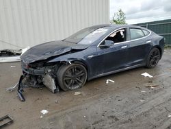 Salvage cars for sale from Copart Duryea, PA: 2015 Tesla Model S 85D