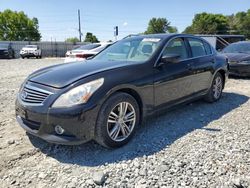 Salvage cars for sale from Copart Mebane, NC: 2011 Infiniti G37