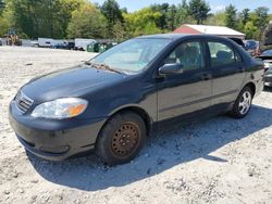 Salvage cars for sale from Copart Mendon, MA: 2006 Toyota Corolla CE
