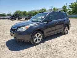 Salvage cars for sale at Central Square, NY auction: 2014 Subaru Forester 2.5I Limited