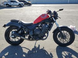 Salvage motorcycles for sale at Fresno, CA auction: 2017 Honda CMX500