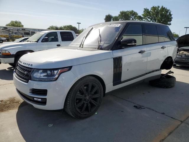 2016 Land Rover Range Rover HSE