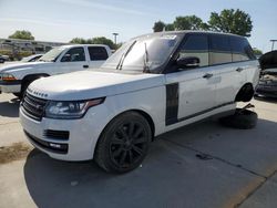 Land Rover Range Rover hse salvage cars for sale: 2016 Land Rover Range Rover HSE