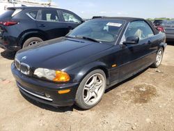 Salvage cars for sale from Copart Elgin, IL: 2001 BMW 330 CI
