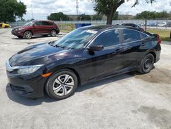 Vehiculos salvage en venta de Copart Orlando, FL: 2017 Honda Civic LX