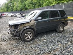 Salvage cars for sale at Waldorf, MD auction: 2006 Honda Pilot EX