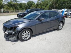 Salvage cars for sale from Copart Fort Pierce, FL: 2016 Mazda 3 Sport