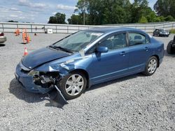 Salvage cars for sale at Gastonia, NC auction: 2009 Honda Civic LX