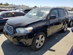 Salvage cars for sale at Martinez, CA auction: 2008 Toyota Highlander Sport