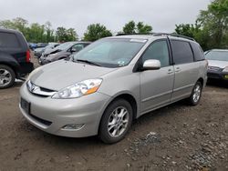 Salvage cars for sale from Copart Baltimore, MD: 2006 Toyota Sienna XLE