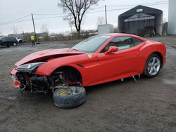 Salvage cars for sale at Montreal Est, QC auction: 2015 Ferrari California T