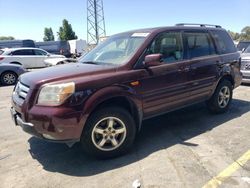 Salvage cars for sale at Hayward, CA auction: 2008 Honda Pilot EXL