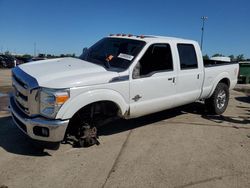 Salvage cars for sale at Woodhaven, MI auction: 2015 Ford F250 Super Duty