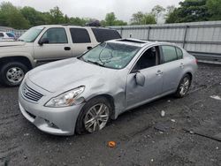 Salvage cars for sale at Grantville, PA auction: 2013 Infiniti G37