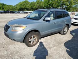 Salvage cars for sale at North Billerica, MA auction: 2008 Hyundai Santa FE GLS