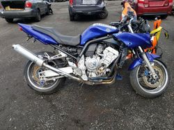 Salvage cars for sale from Copart New Britain, CT: 2003 Yamaha FZS10