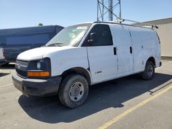 Chevrolet salvage cars for sale: 2005 Chevrolet Express G2500