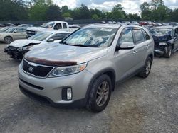 Salvage cars for sale at Madisonville, TN auction: 2015 KIA Sorento LX