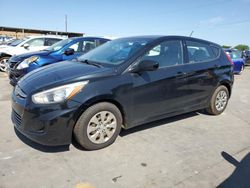 Salvage cars for sale from Copart Grand Prairie, TX: 2017 Hyundai Accent SE