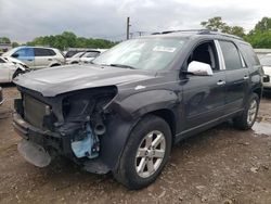 Salvage cars for sale at auction: 2015 GMC Acadia SLE