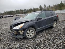 Salvage cars for sale at Windham, ME auction: 2011 Subaru Outback 2.5I Premium