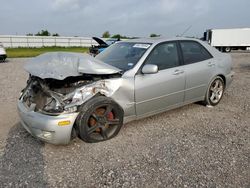Salvage cars for sale at Houston, TX auction: 2001 Lexus IS 300