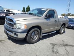 Salvage cars for sale at Hayward, CA auction: 2005 Dodge RAM 1500 ST