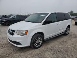 Salvage cars for sale from Copart Houston, TX: 2016 Dodge Grand Caravan SE