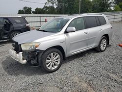Salvage cars for sale at Gastonia, NC auction: 2010 Toyota Highlander Hybrid Limited