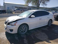 Salvage cars for sale at Albuquerque, NM auction: 2013 Nissan Sentra S