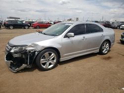 Salvage cars for sale at Brighton, CO auction: 2012 Ford Fusion Sport