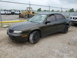 Salvage cars for sale at Houston, TX auction: 2001 Chevrolet Malibu