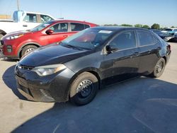 Salvage cars for sale at Grand Prairie, TX auction: 2015 Toyota Corolla L