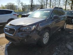 Salvage cars for sale at Central Square, NY auction: 2018 Subaru Outback 2.5I Premium