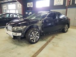 Salvage cars for sale at East Granby, CT auction: 2018 Honda Civic EX