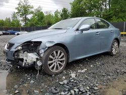 Salvage cars for sale from Copart Waldorf, MD: 2007 Lexus IS 250