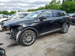 Salvage cars for sale from Copart Ellwood City, PA: 2017 Lincoln MKX Reserve